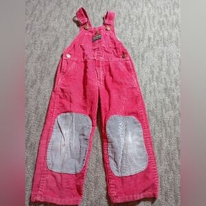 Vintage Oshkosh‎ Pink Corduroy Kids Overalls
